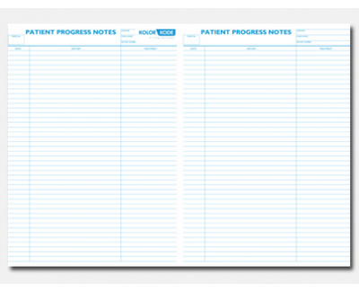 Medical Forms – Patient Progress Notes | KolorKode